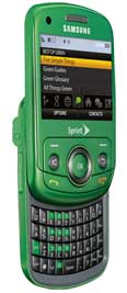 Samsung Reclaim M560 Earth Green for Sprint