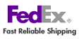 Fast Free Shipping via FedEx